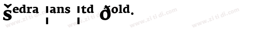 Fedra Sans Std Bold字体转换